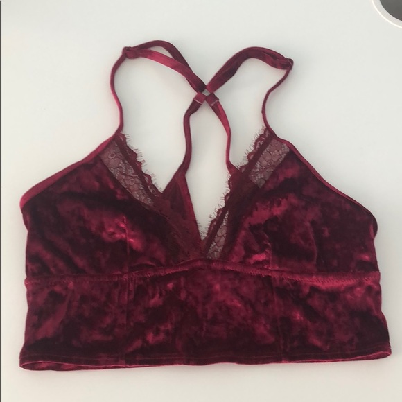 aerie Other - velvet aerie bralette